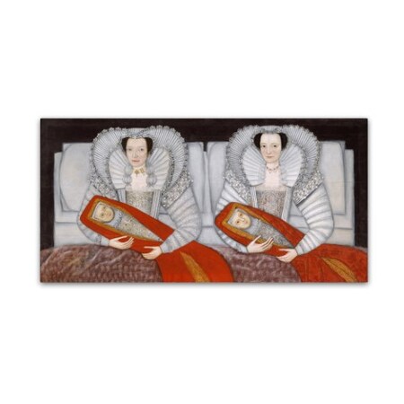 Trademark Fine Art British School 'The Cholmondeley Ladies' Canvas Art, 24x47 AA00197-C2447GG